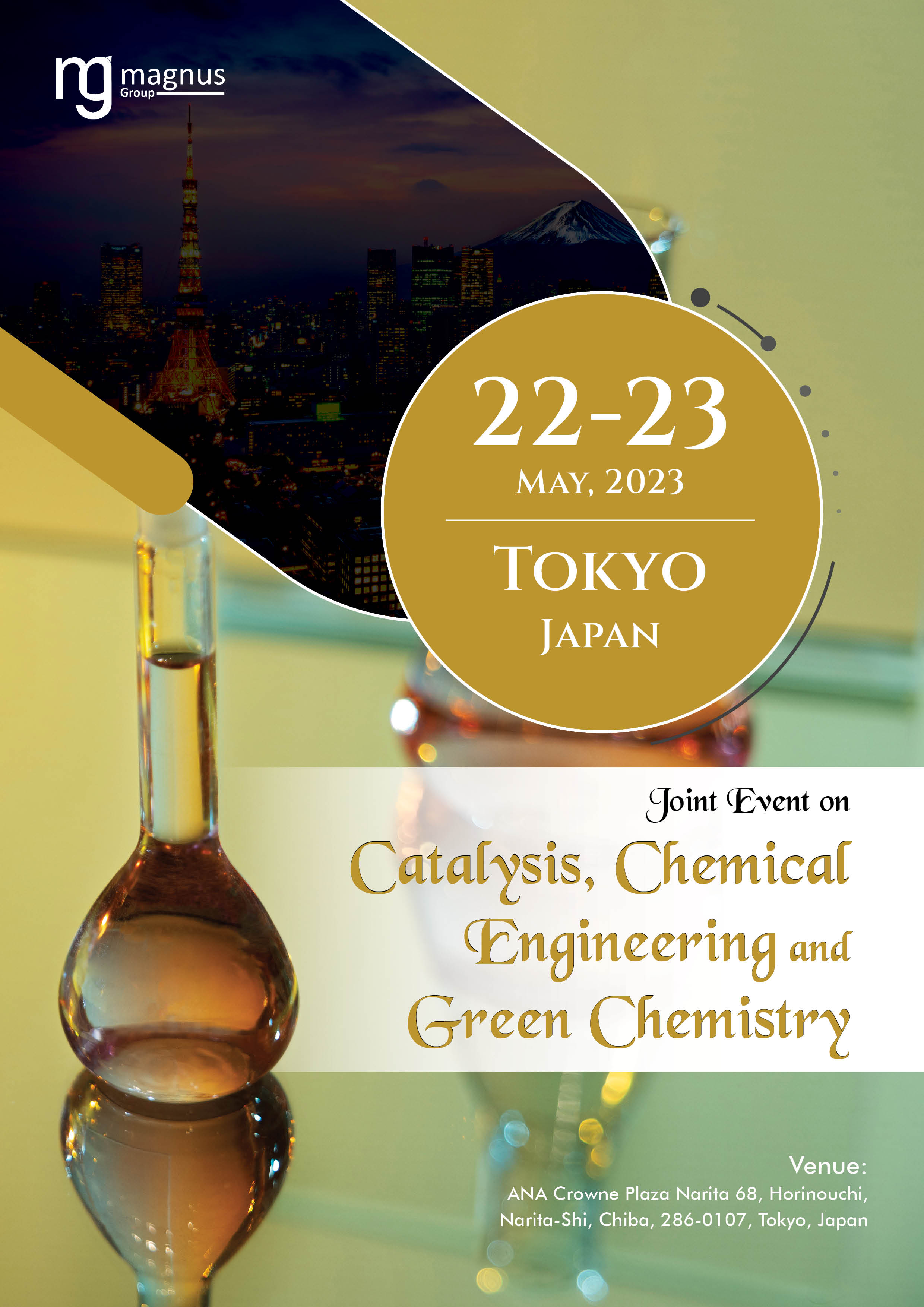 15th Edition of International Conference on  Catalysis, Chemical Engineering and Technology | Tokyo, Japan Book